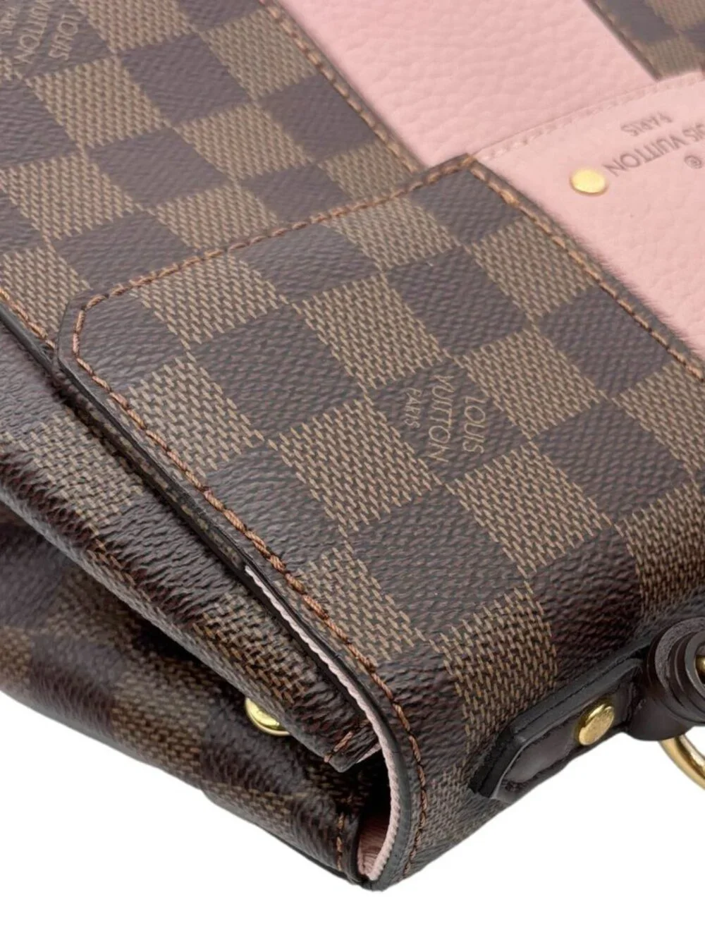 Louis Vuitton  Bond Street BB Damier Ebene Crossbody Bag Magnolia